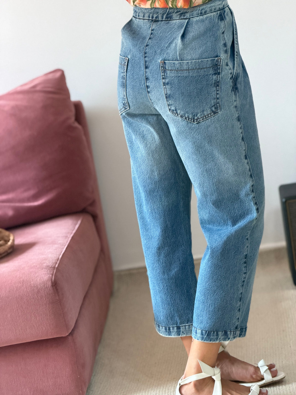 calça jeans zen cintura alta