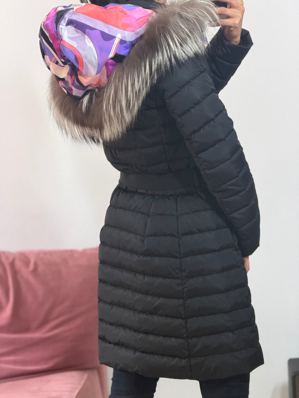 sobretudo emilio pucci estampado impermeável