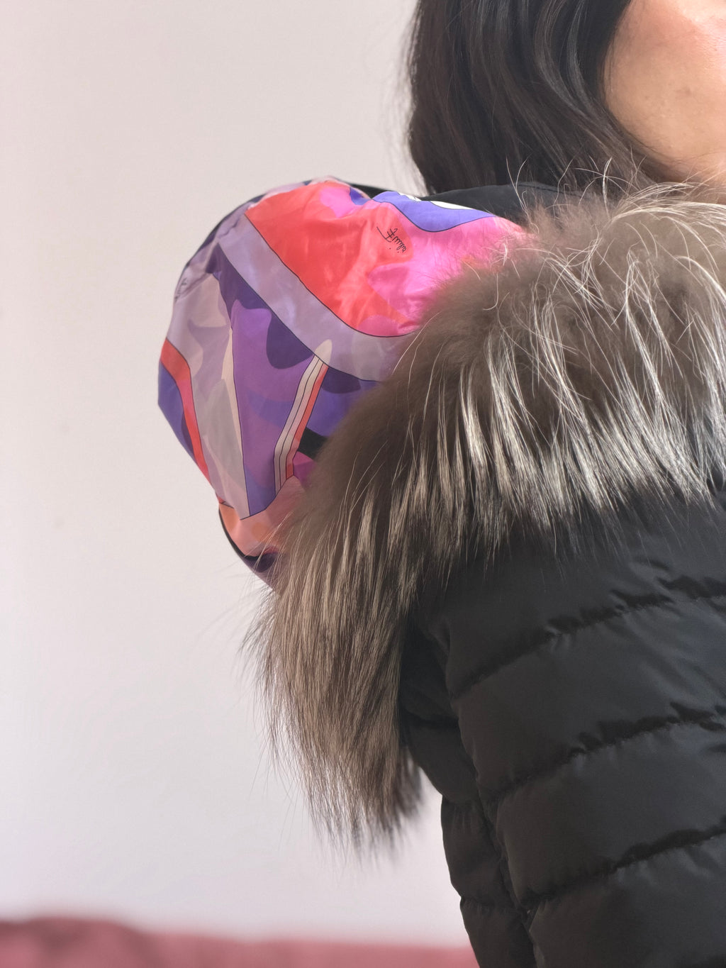 sobretudo emilio pucci estampado impermeável