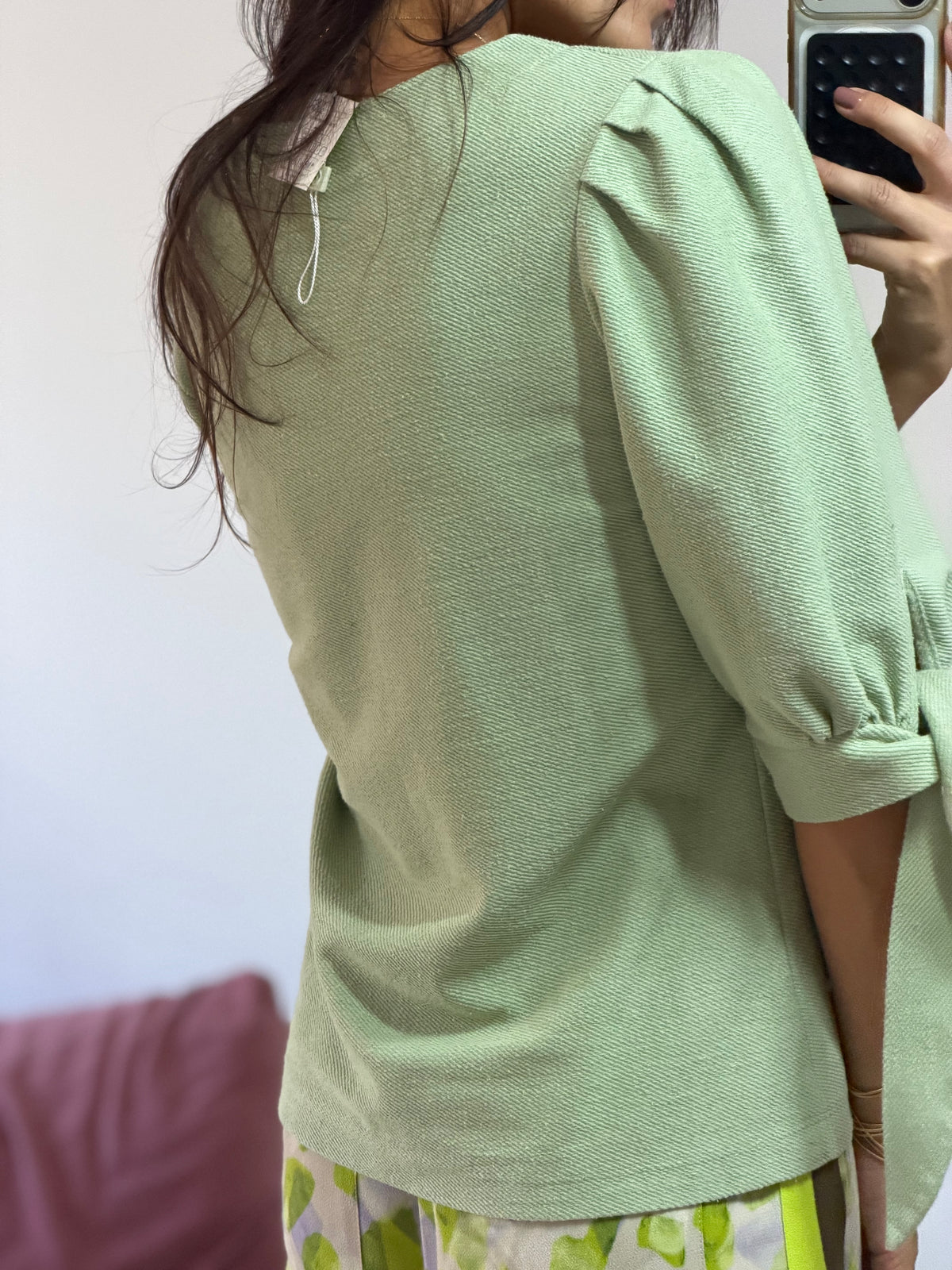 blusa clemence verde ervadoce