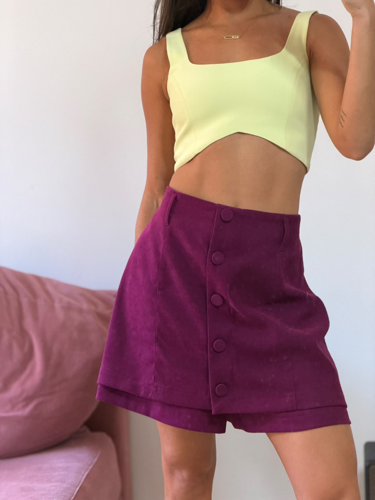 shorts-saia aquarella alfaiataria roxo