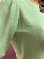 blusa clemence verde ervadoce