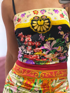 vestido curto dolce&gabbana estampado