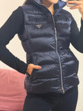 colete prada azul marinho puffer