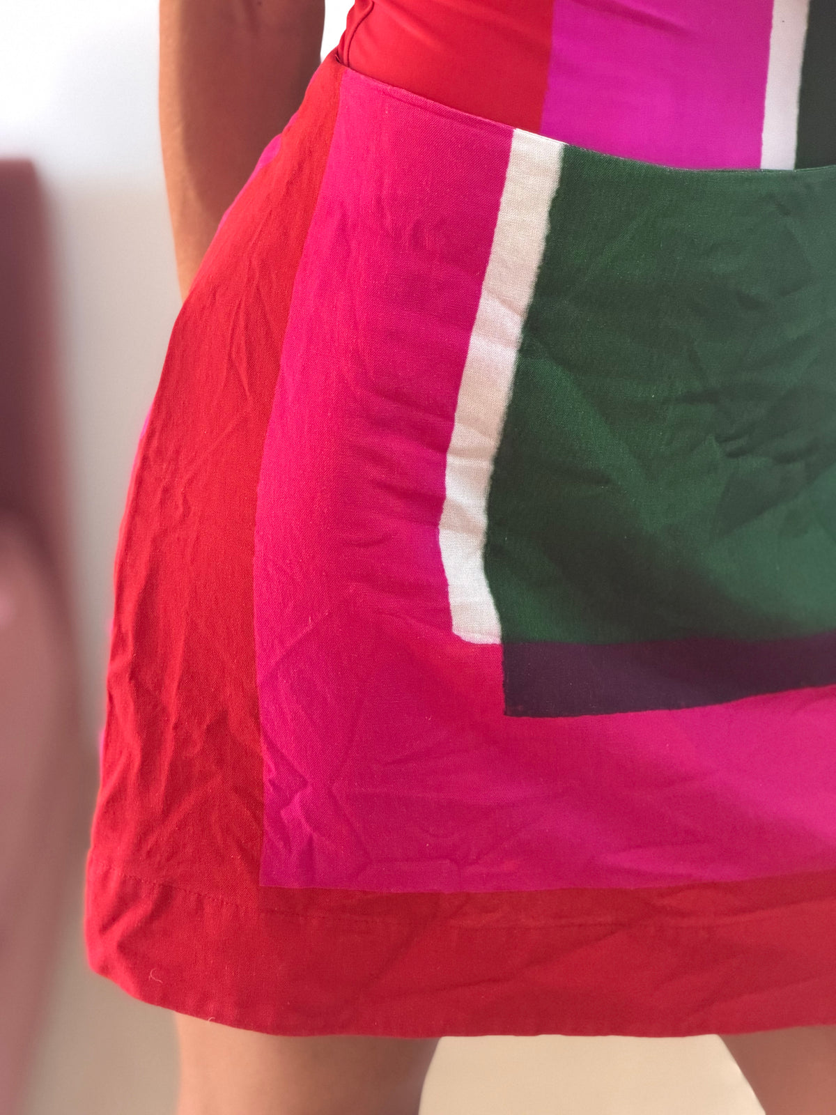 conjunto estampado lenny niemeyer maiô e saia