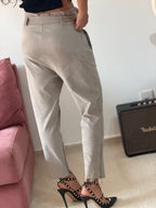 calça lelis blanc camurça cinza
