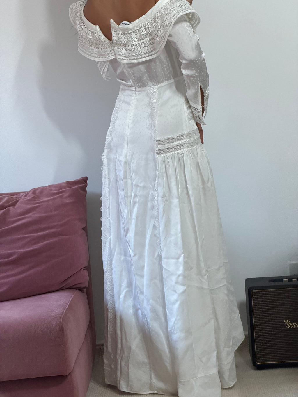 vestido longo self portrait
