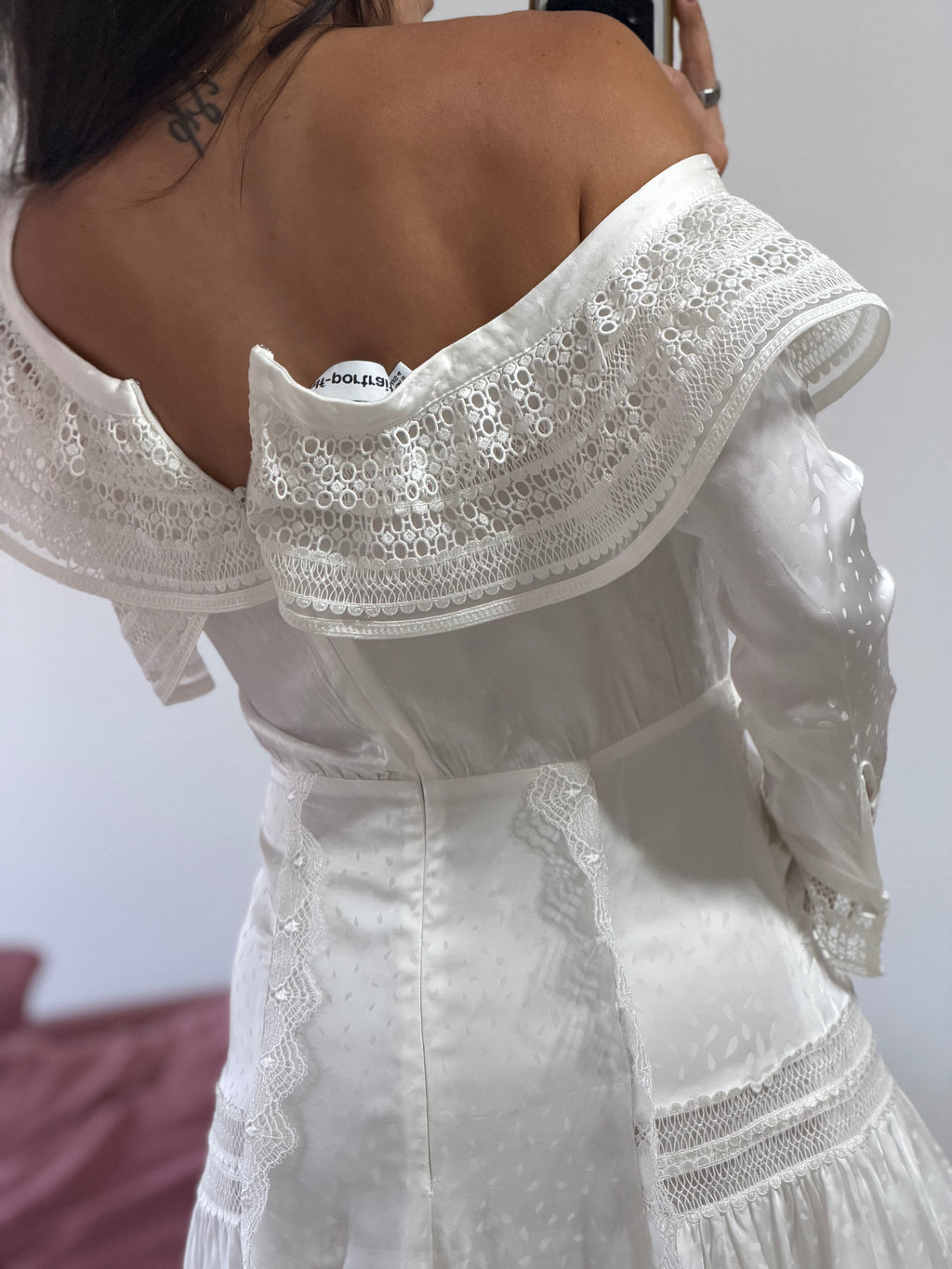 vestido longo self portrait